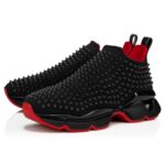 Replica Christian Louboutin Women’s Spike Sock Donna Sneakers Noir