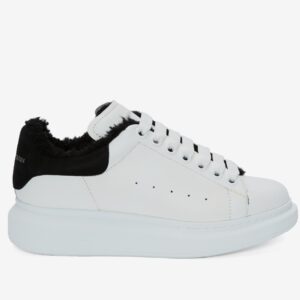 Replica Alexander McQueen Women’s Oversized Sneakers With Black Shearling