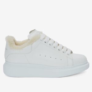 Replica Alexander McQueen Women’s Oversized Sneakers With White Shearling