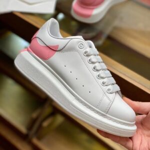 Replica Alexander McQueen Women’s Oversized Sneakers With Pink Drop Hee 2