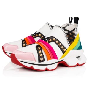 Replica Christian Louboutin Women’s Multicolour 123 Run Sneakers