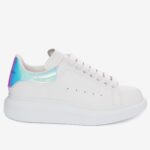 Replica Alexander McQueen Women’s Oversized Sneakers With Iridescent Heel