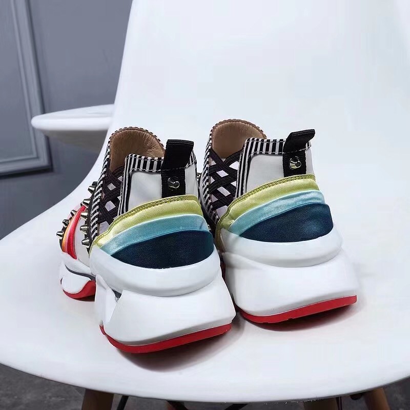 Replica Christian Louboutin Women’s Multicolour 123 Run Sneakers 109