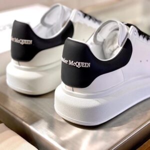 Replica Alexander McQueen Women’s Oversized Sneakers With Noir Heel 2