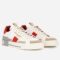 Replica Christian Louboutin Women’s Louis Junior Spikes Sneakers In White Leather 102