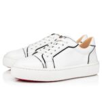 Replica Christian Louboutin Women’s Vieirissima Sneakers In White Calfskin