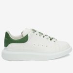 Replica Alexander McQueen Women’s Oversized Sneakers With Green Heel