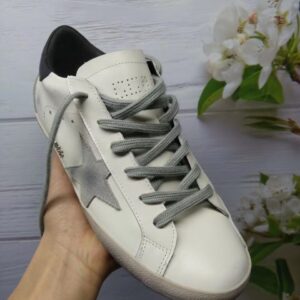 Replica Golden Goose Women’s Super-Star Sneakers With Metal Stud Lettering 2