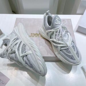 Replica Jimmy Choo Wowen’s Cosmos Sneakers in Neoprene with Crystals 2