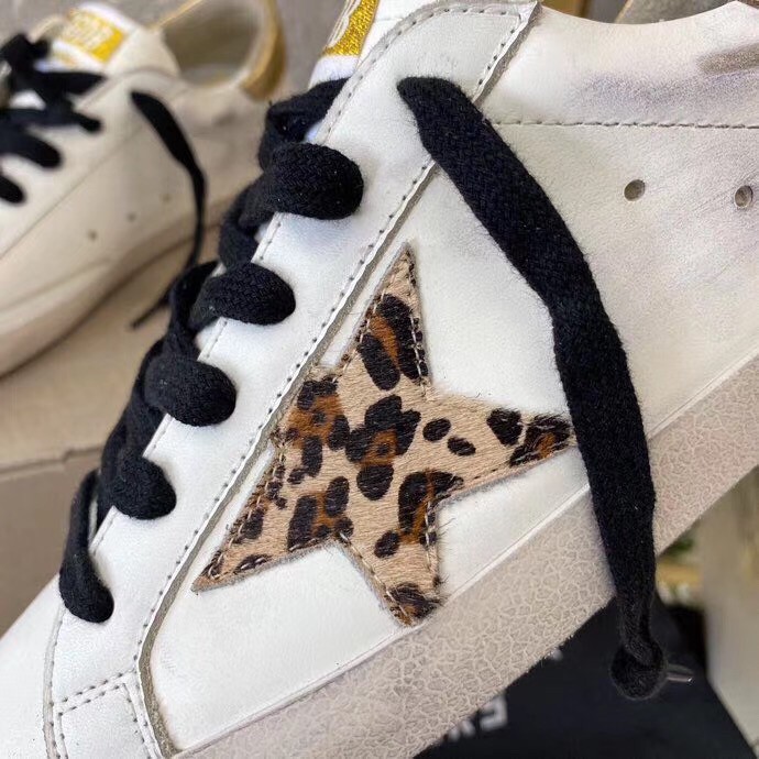 Replica Golden Goose Women’s Super-Star Sneakers with Leopard Star 109