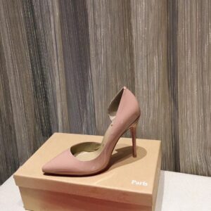 Replica Christian Louboutin Nude Patent Iriza 100mm Pumps 2