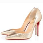 Replica Christian Louboutin Crocodile Embossed Iriza 100mm Pumps