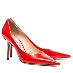 Replica Jimmy Choo Love 85mm Pumps In Red Patent Leather