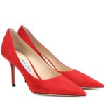 Replica Jimmy Choo Love 85mm Pumps In Red Suede Leather