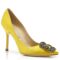 Replica Manolo Blahnik Hangisi 70 Pumps In Grey Lace 103