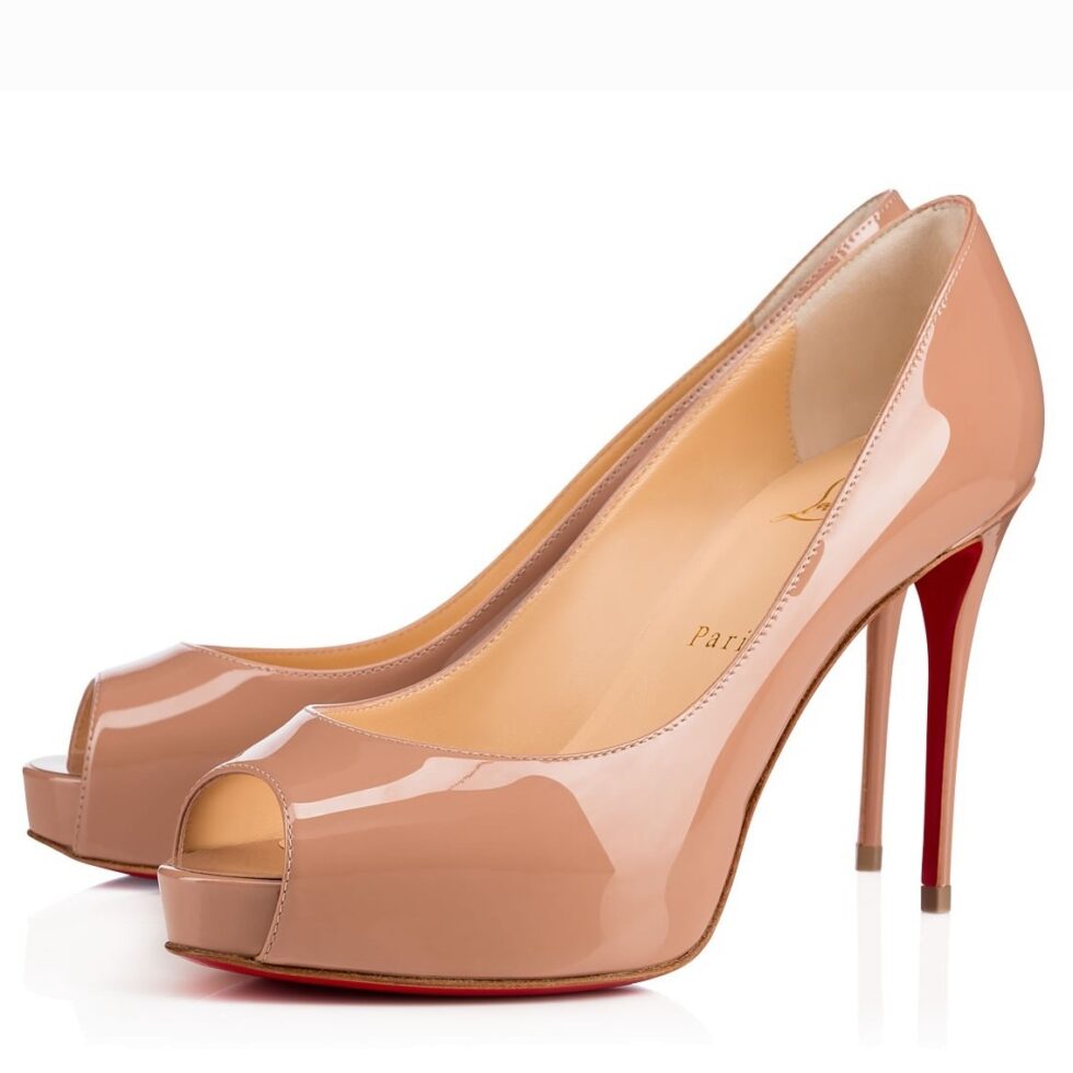 Replica Christian Louboutin Nude Patent New Very Prive 100mm Pumps 104