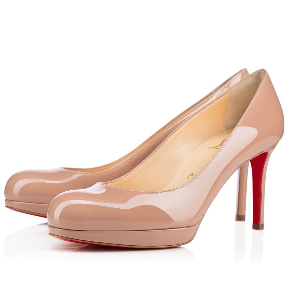 Replica Christian Louboutin Nude Patent New Simple 85mm Pumps 104