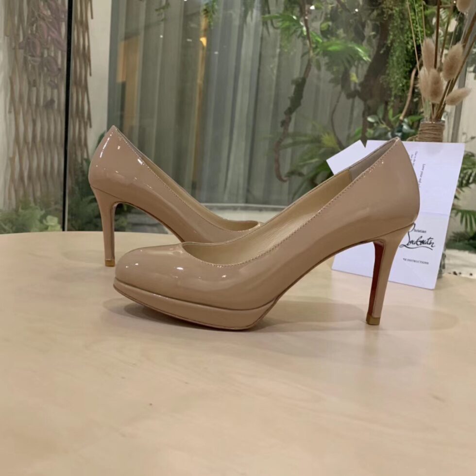 Replica Christian Louboutin Nude Patent New Simple 85mm Pumps 105