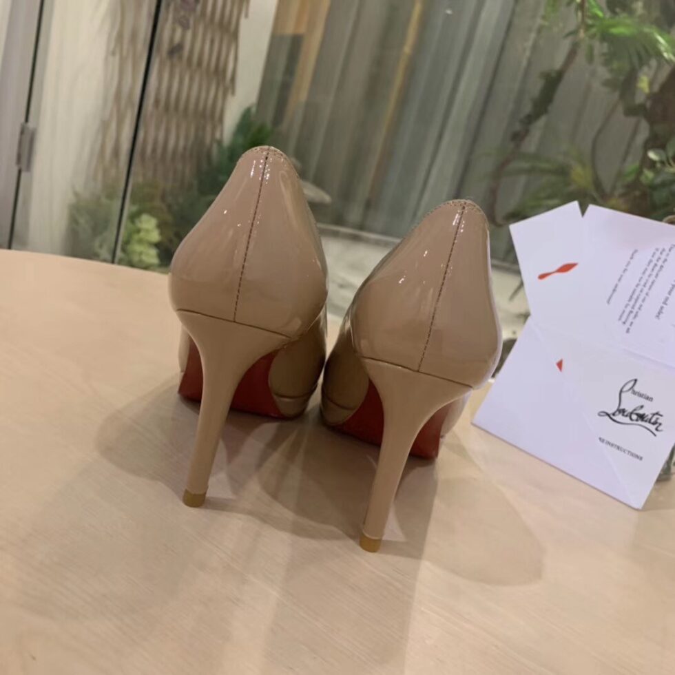 Replica Christian Louboutin Nude Patent New Simple 85mm Pumps 109