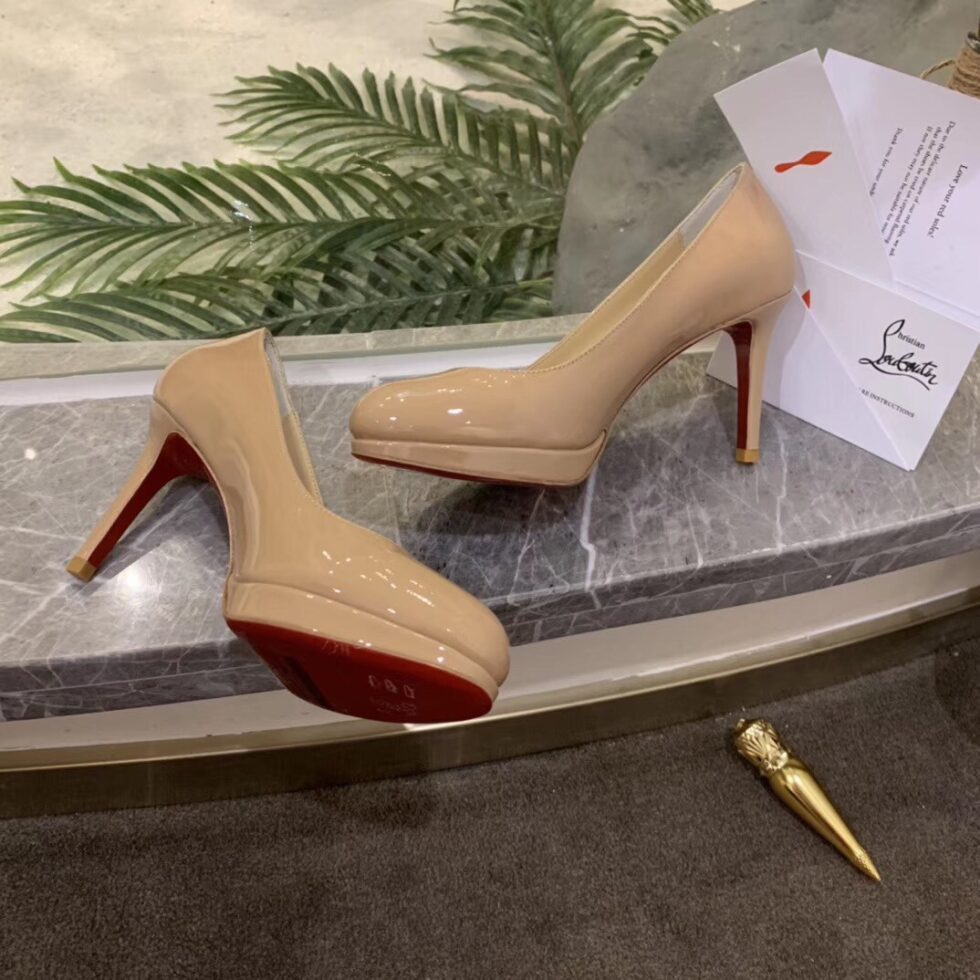 Replica Christian Louboutin Nude Patent New Simple 85mm Pumps 111