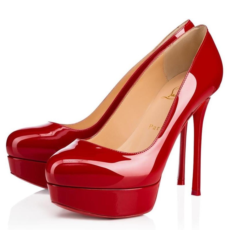 Replica Christian Louboutin Red Patent Dirditta 130mm Pumps 104