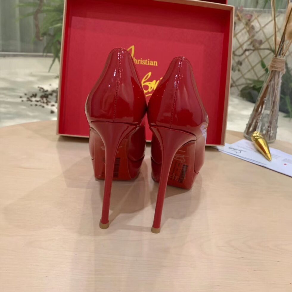 Replica Christian Louboutin Red Patent Dirditta 130mm Pumps 106