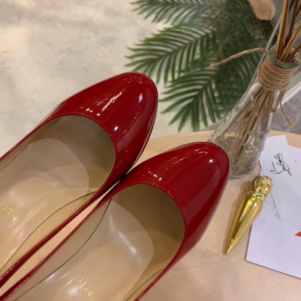 Replica Christian Louboutin Red Patent Dirditta 130mm Pumps 110