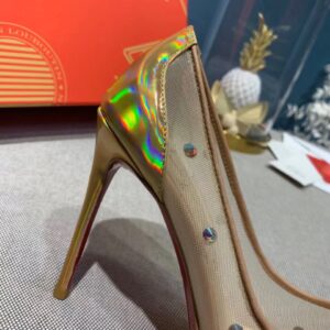 Replica Christian Louboutin Degra 100 Crystal Stud-embellished Pumps 2