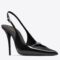 Replica Christian Louboutin Black/Red Patent Kate Pumps 100mm 103