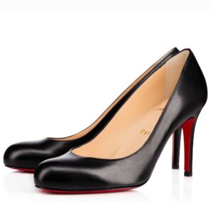 Replica Christian Louboutin Black Lambskin Fifille Pumps 85mm 102