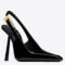 Replica Saint Laurent Opyum 110 Pumps In Lambskin with Black Heel 102