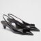 Replica Valentino Rockstud Ankle Strap Pumps 100mm In Black Calfskin 103