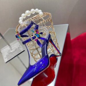 Replica Christian Louboutin Maravilla Joli 100mm Sandals In Speccio Leather 2