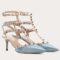 Replica Christian Louboutin Marmela Flat Sandals In White Lambskin 103