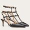 Replica Christian Louboutin Marmela Flat Sandals In Black Lambskin 103