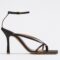 Replica Bottega Veneta Stretch Sandals In Gold Metallic Lambskin 103