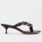 Replica Saint Laurent Tribute Sandals 105 In Black Calfskin 102