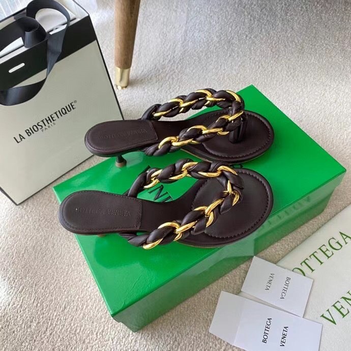 Replica Bottega Veneta Dot Thong Sandals In Fondant Lambskin 111