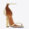 Replica Bottega Veneta Stretch Sandals In Chocolate Elasticized Raffia 103