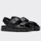 Replica Saint Laurent Tribute Platform Sandals 135mm In Black Calfskin 103