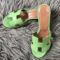 Replica Hermes Oasis Slide Sandals 50mm In Taupe Epsom Calfskin 103