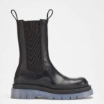 Replica Bottega Veneta BV Tire Chelsea Boots with Transparent Sole