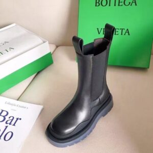 Replica Bottega Veneta BV Tire Chelsea Boots with Transparent Sole 2