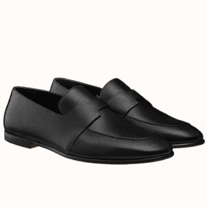 Replica Hermes Women’s Ancora Loafers In Black Goatskin 102