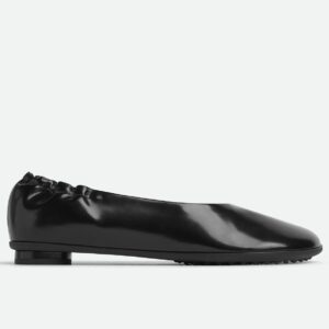 Replica Bottega Veneta Atomic Ballerina Flats in Black Lambskin 102