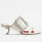 Replica Hermes Camilla Mules 60MM In White Calfskin 103