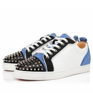 Replica Christian Louboutin Men’s Louis Junior Spikes Orlato Sneakers