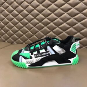 Replica Dolce & Gabbana Men’s NS1 Sneakers In Green Fabric 2