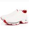 Replica Christian Louboutin Men’s Louis Spikes Flat Sneakers In White Leather 103