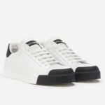 Replica Dolce & Gabbana Women’s Portofino Sneakers with Black Toe-cap